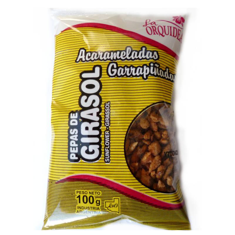 GARRAPIÑADA PEPAS DE GIRASOL LA ORQUIDEA X 100GR - $ - Simple