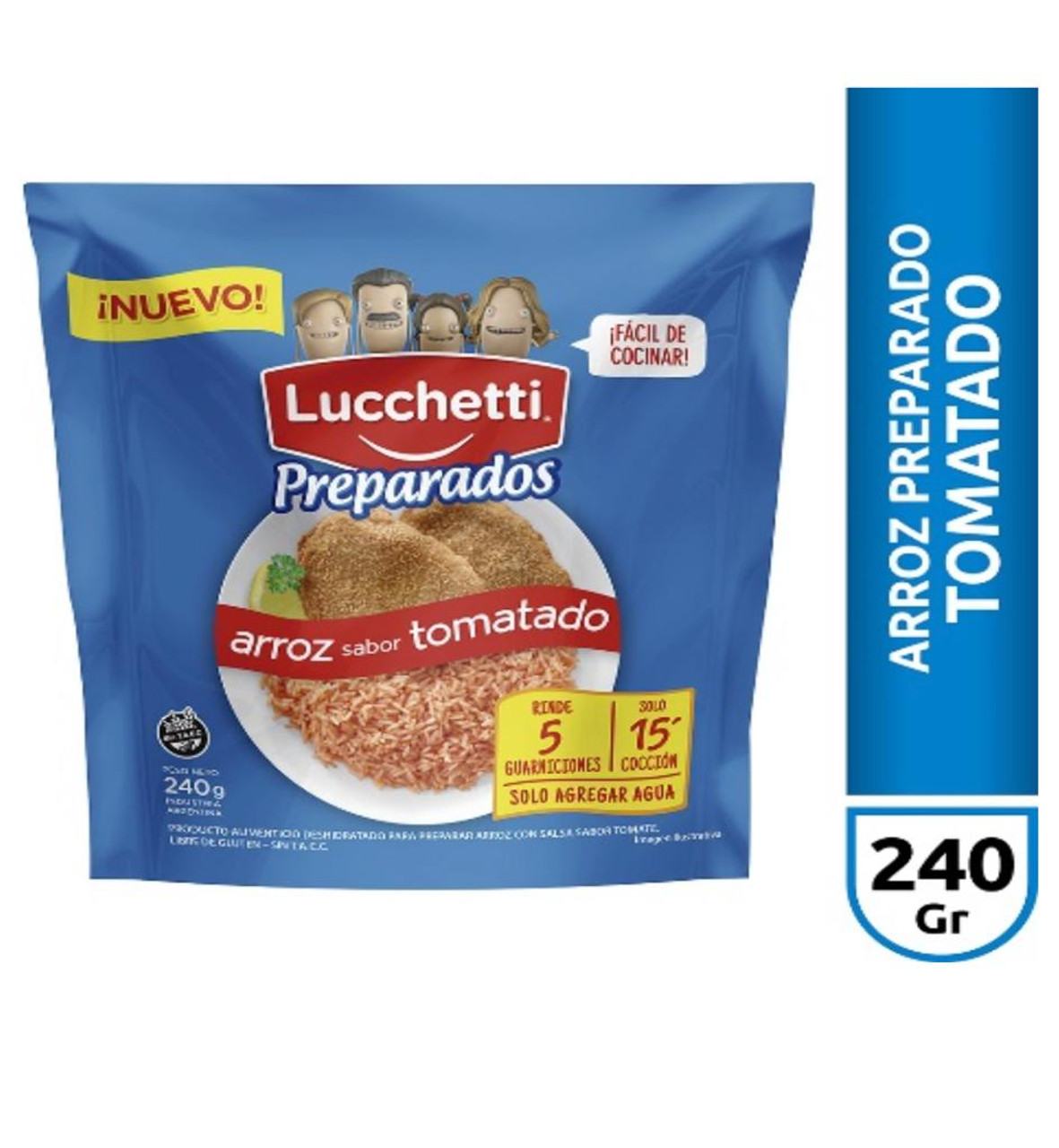 LUCCHETTI ARROZ PREPARADO TOMATADO 12 X 240 GR 375 29 Simple